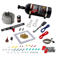 Nitrous Outlet 4500 Stinger 2 Dry System - Braided Hoses/.122 Nitrous Solenoid/U