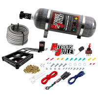 Nitrous Outlet 4500 Stinger 2 Dry System - Hard-line/.122 Nitrous Solenoid/Boome
