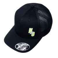 Nitrous Outlet Flex Fit Mesh Snap Back Hat - Black/Neon Green, 00-91029