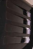 1991-1994 C4 Corvette, Side Vents Perforated 2pc, 100% Stainless Steel