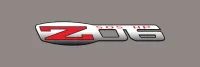 C6/Z06 Corvette Z06 5 3/4" X 1"  Z06 505HP Decal