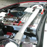 2012+ Camaro ZL1 - Supercharger Plenum Cover - Perforated - Polished Stainless