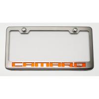 Camaro Tag-License Frame : Chrome, Stainless Steel & Carbon Fiber Camaro Script