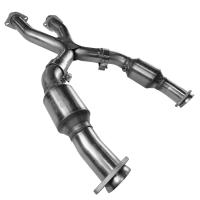 GREEN Catted X-Pipe 3" Inlet x 3" Race Outlet 99-04 Mustang GT and Cobra 4.6L 2V/4V