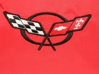 Storage Bag - Red Duffel / Car Cover With C5 Embroidered Logo