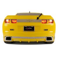 2010-2013 Camaro Trunk Lid Plate w-"SS" Carbon Fiber inlay(Brushed)