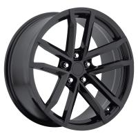 (1)20x9 Front or Rear +27 - ZL1 Camaro Reproduction Wheels - Gloss Black