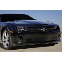 2010-2013 Camaro T-Rex® - 1-Pc Upper Class Custom Style Black Mesh Lower Grille