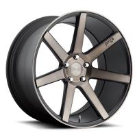 RS (2)2x9.0"/ (2)20"x10" - Niche Verona Camaro Wheels - Black-Machined DDT
