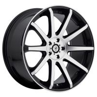 SS (2)22"x9.0"/ (2)22"x10.5" - Dropstar 643MB Camaro Wheels - Satin Black