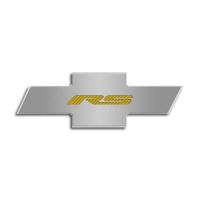 2010-2015 Camaro - Polished-Brushed Stainless Steel w-Carbon Fiber "RS"