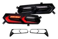 2014-2019 Corvette C7 Morimoto XB LED Tail Lights Smoked + Boost Bar/Grease