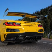 2025–2027 C8 Corvette ZR1 Carbon Fiber High Wing Rear Spoiler – Genuine GM 86509451