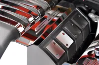 Camaro Stainless "SS" Factory Fuel Rail Covers - 2010