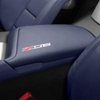 2015 Corvette Stingray Z06 Center Console Lid, Z06 Logo, Blue