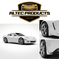 2005-2013 Corvette C6 Front Splash Guards, Custom  Painted, Altec