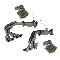 1-7/8" x 2" Tri-Y Headers, 5" Ultra GREEN Conns. & Heat Blankets. 22+ Z06.
