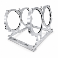 Granatelli Dual Billet Nitrous Bottle Bracket. Fits Dual 10/15 lb. & - 451011