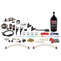 Nitrous Outlet Powersports Twin Cylinder Wet Nozzle System (Aluminum 90 Degree N