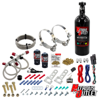Nitrous Outlet Powersports SxS Single Cylinder Wet Nozzle System (Aluminum 90 De