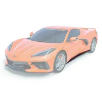 2020+ C8 Corvette Stingray 1VM Side Rockers Carbon Flash Black ACS Composite