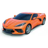 2020+ C8 Corvette Stingray 1VM Side Rockers Carbon Flash Black ACS Composite