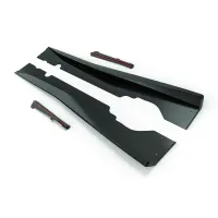 2020+ C8 Corvette Stingray 1VM Side Rockers Carbon Flash Black ACS Composite