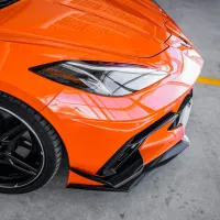2020+ C8 Corvette Stingray Z06-Style Front Canards ACS Composite