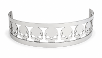 Granatelli Beauty Bandz 14" x 3" Skullz Air Cleaner Grill - Skulls - 7 - 750001