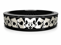 Granatelli Beauty Bandz Black Air Filter Assembly - Jokers Wild - 750016