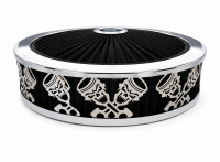 Granatelli Beauty Bandz Black And Chrome Air Filter Assembly - Skullz - 750030