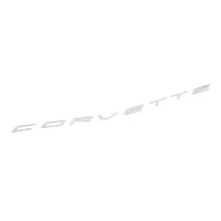 20-26+ C8 Corvette Script Emblem (Arctic White) - General Motors