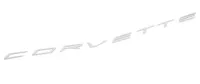 2023+ C8 Corvette Z06 Script Emblem (Arctic White) - GM