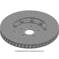 26-27+ C8 Corvette ZR1 OEM Rear Ceramic Brake Rotors, Includes 2, ZTK Package -