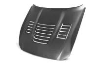 Type-CR dry carbon fiber hood for 2015-2020 Ford Mustang Shelby GT350 & GT350R