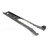 Carbon fiber rocker panel splitters for 2020-2021 Ford Mustang Shelby GT500