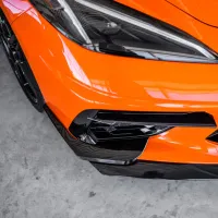 2020+ C8 Corvette Stingray Z06-Style Front Canards ACS Composite