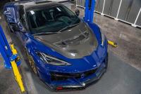 C8 Corvette All Models AGM Carbon Fiber Functional Race Spec Hood, With Air