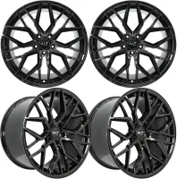 20-25+ C8 Corvette Forged Velocity 19x8.5" & 20x11" Wheel Kit Carbon FlashInclud