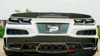 C8 Corvette All Models Verus Engineering Widebody Carbon Fiber Ducktail Rear