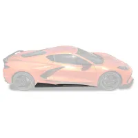 EOS C8 Corvette Dry Carbon Fiber 5VM Side - Carbon Flash, C8 Corvette Stingray
