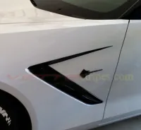 2014-2019  C7 Corvette Stingray Side Vent Spears, Pair