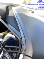 C8 Corvette 2020+ Main Dash Center Trim Pad Next to right side of steering colum