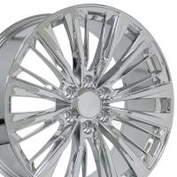 OE Wheels CA93 22x9 6x139.7 28et Chrome Wheel SS: 9513552