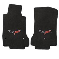 C6 Corvette Coupe 2005 to 2007.5 2pc Velourtex Floor Mats