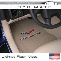 Corvette Ultimat Deck/Trunk Mat - Double Logo