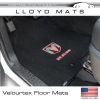 Corvette 2pc Velourtex Floor Mats - Double Logo