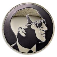 Corvette Zora Silhouette Metal Sign Stainless Steel
