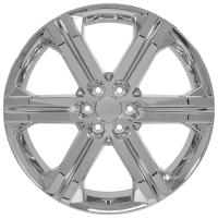 OE Wheels CV60 24x10 6x139.7 30et Chrome Wheel