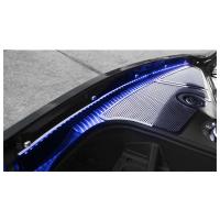 C8 Corvette Illuminated Fender Cap Covers - 2pc Kit Stainless Steel